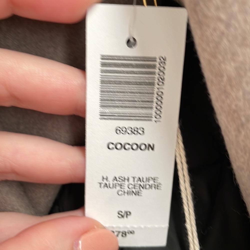 The Cocoon Coat - Wilfred -Aritza-Super Stylish Soft Long wool-cashmere NEW - Picture 10 of 11